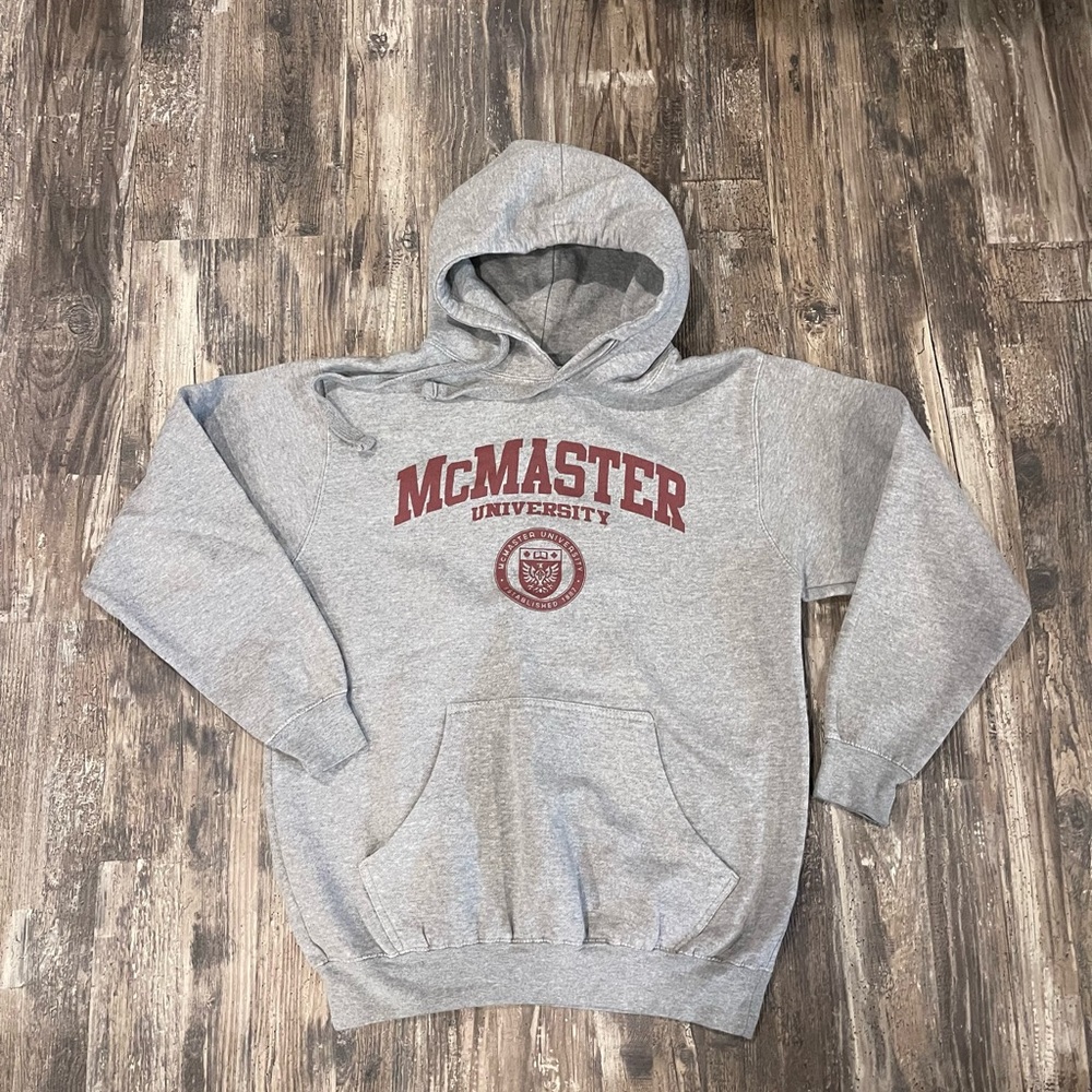Gray McMaster University Hoodie